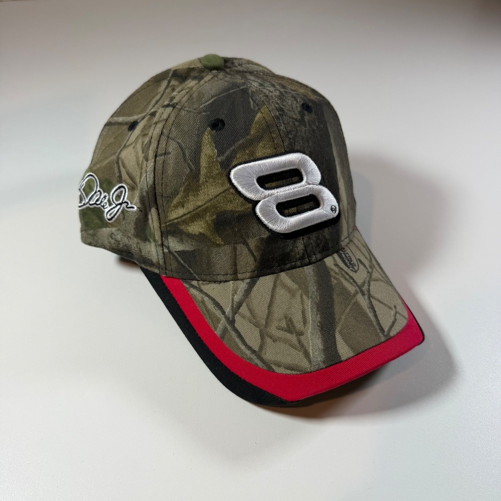 Winner's Circle NASCAR Hat Mens OSFM Camo Dale Earnhardt Jr 8 Signature Cap